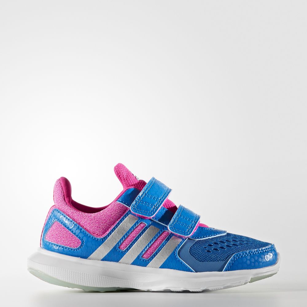 Adidas Hyperfast 2.0 - αθλητικα παπουτσια για αγορια - Μπλε/Ασημι/Ροζ,Μέγεθος: EU 27 – 39 1/3 (307QU